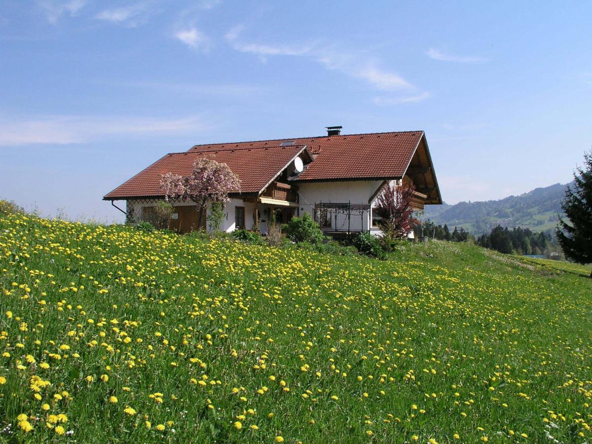 Ferienwohnungen Pension Sonnblick Krumbach  Eksteriør bilde