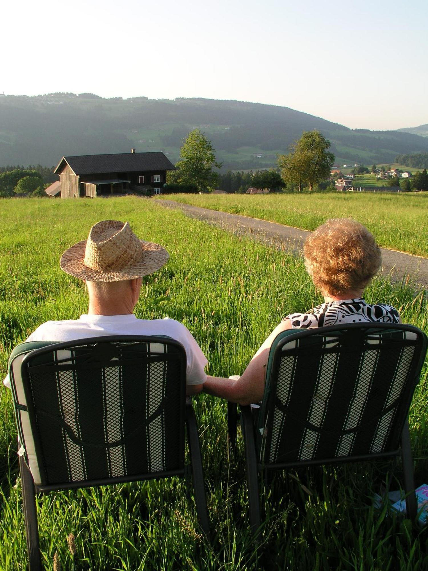 Ferienwohnungen Pension Sonnblick Krumbach  Eksteriør bilde