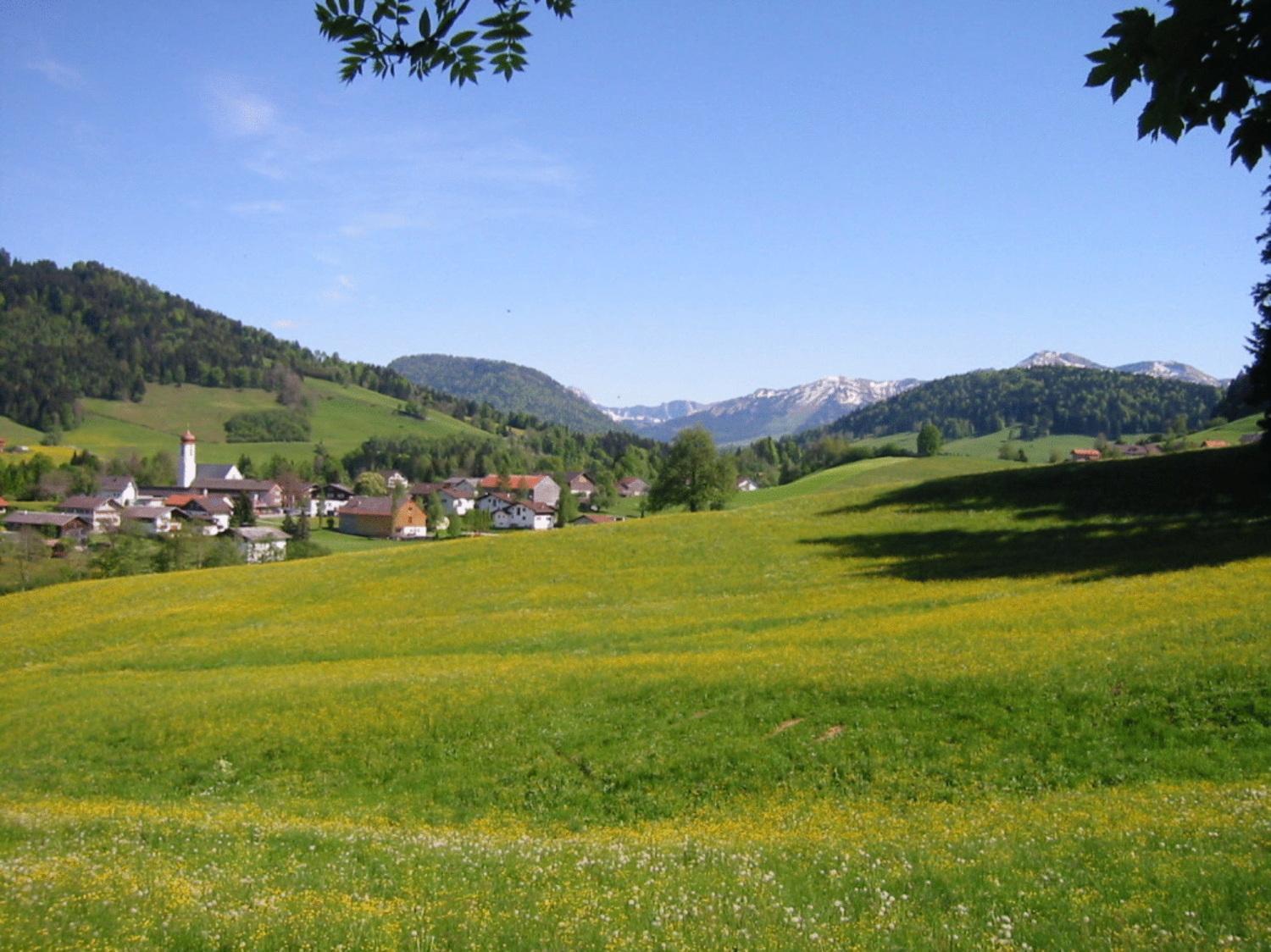 Ferienwohnungen Pension Sonnblick Krumbach  Eksteriør bilde