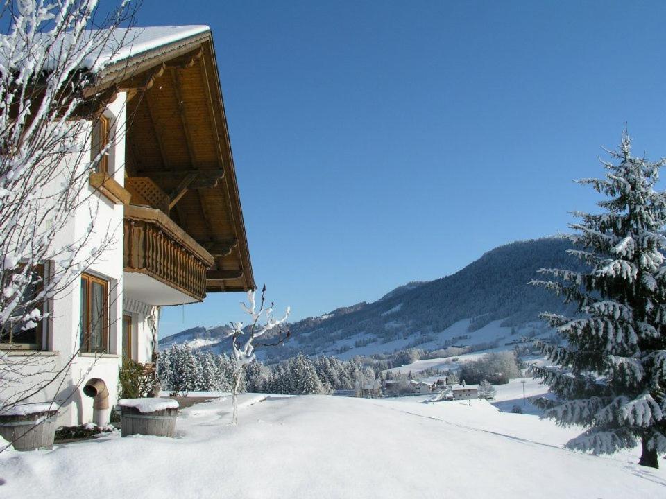 Ferienwohnungen Pension Sonnblick Krumbach  Eksteriør bilde
